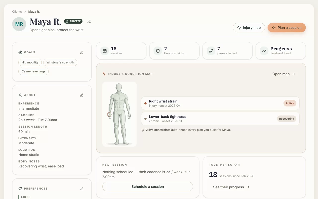 A private client profile
